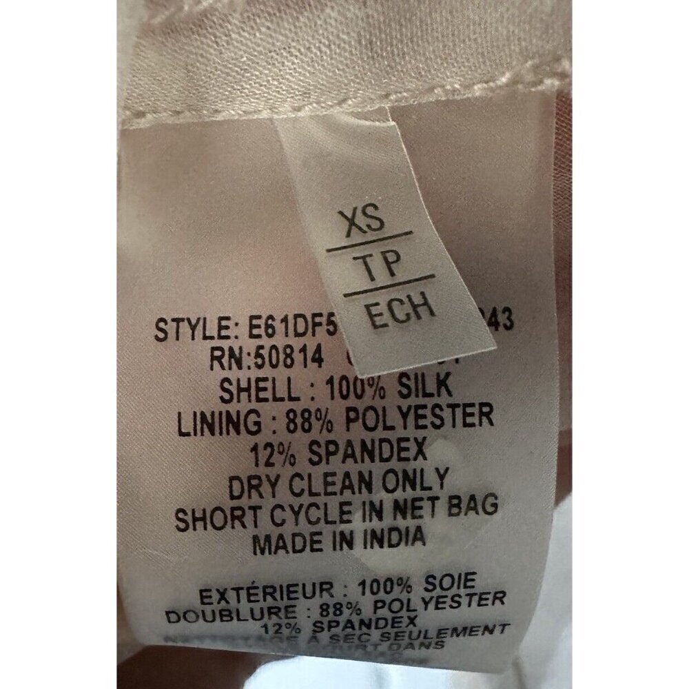 ELIE TAHARI Camila Sleeveless Embroidered Blouse Size XS MSRP $265 Preowned - Picture 4 of 6